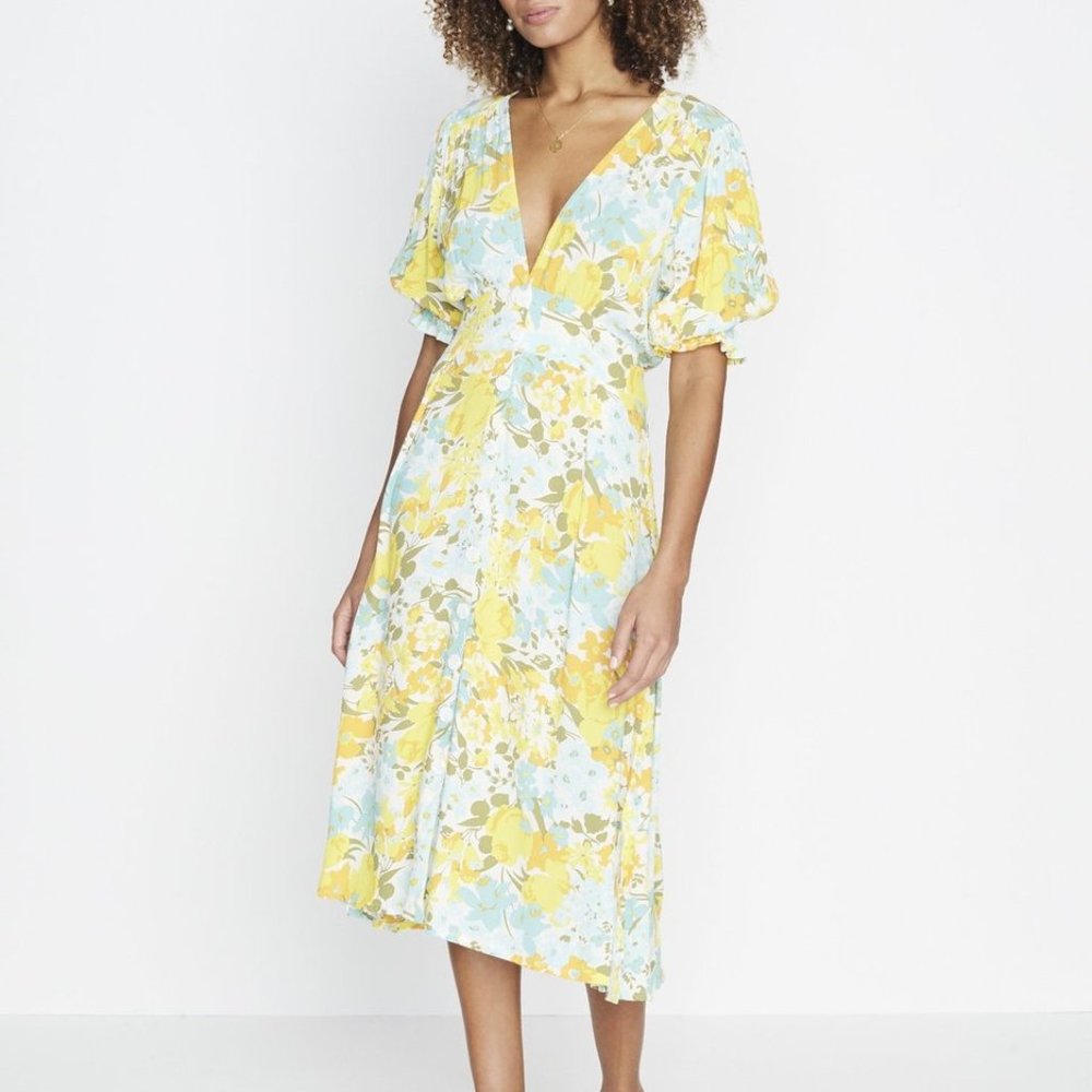 Faithful the brand Rafa midi floral print dress